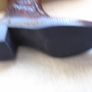 Ladies ankle boots,Brown leather ankle boots,free post,Size 36. boots Image 3