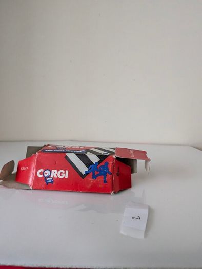 4 vintage Corgi Juniors die-cast models, made in Great Britain. These are classic 1:64 scale models