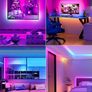 Backlight, 23ft Lights for 70-100 Inch, RGB With Remote, Music Sync Bluetooth APP Control Strip USB Powered for Bedroom/Gaming Room Image 4