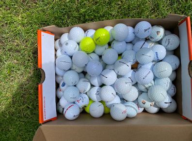 Used golf balls