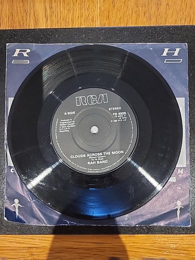 RAH Band Clouds Across The Moon 7 Inch Vinyl
