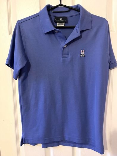 Psycho Bunny purple YOUTH polo shirt
