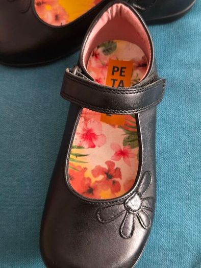 Girls leather school shoes - Petasil