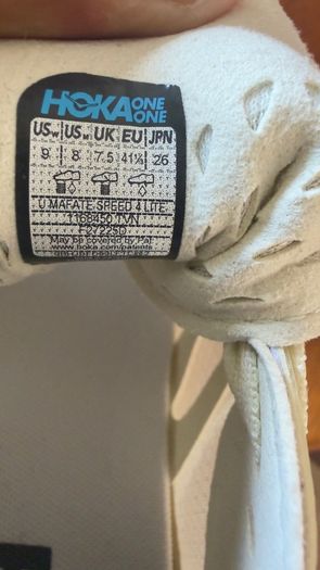 Hoka sneaker Trainers 7.5 UK