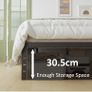 Small Double Bed Frame 4ft with Curved Headboard Image 7