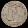 Royal France 1792 Louis XVI (30 Sols) VF Image 2