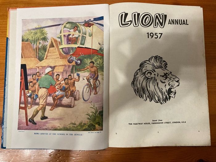 Comic: 'LION' annual 1957