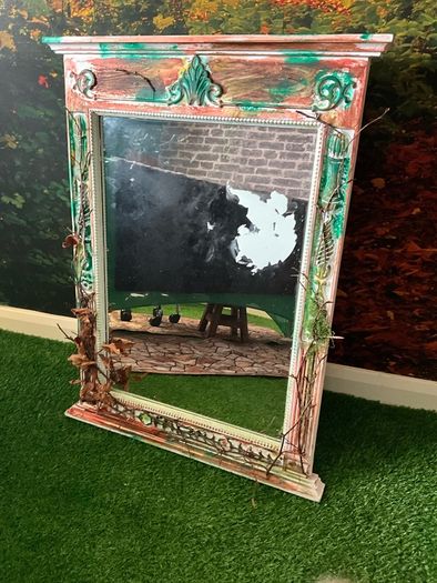 Large solid  mirror to restore