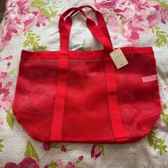 Red mesh bag