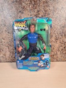 Vintage Max Steel City Agent Action Figure Mattel 2001