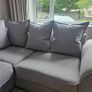 Large Grey Corner Sofa Image 3