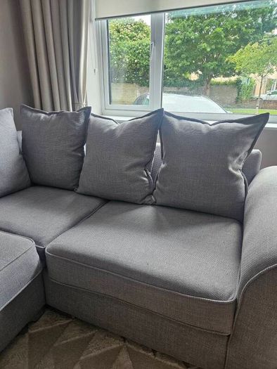 Large Grey Corner Sofa