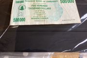 Old Zimbabwe Banknote - 500,000 Dollars