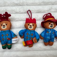 Set of 3 McDonald's Happy Meal The Adventures of Paddington 2023 Xmas Cracker Reindeer Christmas Suit Used Please see Pictures