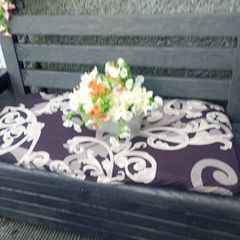 garden bench with storage