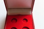 Red Maundy Coin Box For 4 Coin Set