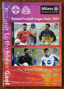 2005 Armagh v Wexford & Monaghan v Meath - GAA National Football League Division 1 & 2 Finals Programme