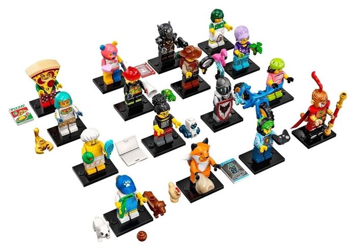 lego series 19 minifigures complete set.
