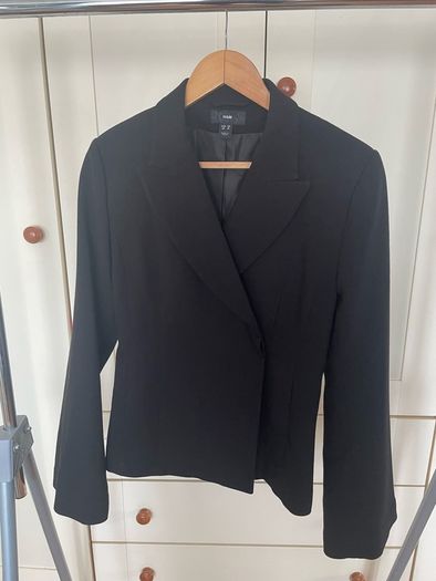 H&M black women's blazer size eur 40, 12 Uk