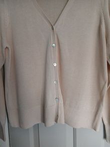 cardigan paul costello light beige size 44