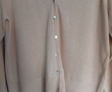 cardigan paul costello light beige size 44