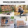 Outdoor Wood Garden Bench Patio Yard Porch Bench Image 2