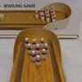 Mini Wooden Desktop Bowling Set Image 5