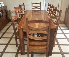 Dining room table and 8 chairs