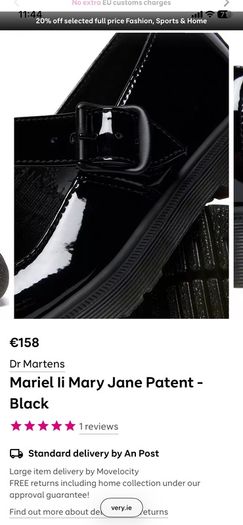 Dr Martens Mary Jane's Patent