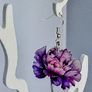 Morning Lilac Peony Earrings Image 2
