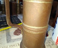 Rare 13 Piece Lot of Antique Chavagnat Tin Measuring Demi-Litre from Paris, France, dating  approximately 1800s.
