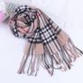 Womens Mens Plaid Scarf Tartan Checked Neck Shawl Warm Wrap Pashmina Stole Image 3