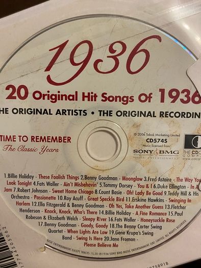 Birthday cd 1936