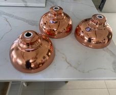 3 Bronze pendant light shades