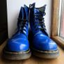 Dr Martens Blue Boots 1460W Size 6(39) Image 7