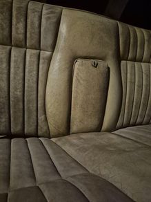Classic Jaguar XJ6 / XJ12 Leather Rear Bench Seat - Attic Find