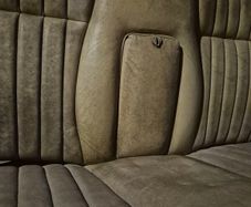 Classic Jaguar XJ6 / XJ12 Leather Rear Bench Seat - Attic Find
