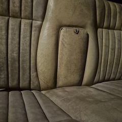 Classic Jaguar XJ6 / XJ12 Leather Rear Bench Seat - Attic Find