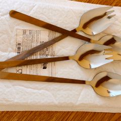 Stainless Steel Spork Set Salad Dessert Spoon Fork Cutlery