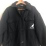 KANGOL Dark Grey Chunky Shacket Coat Image 3