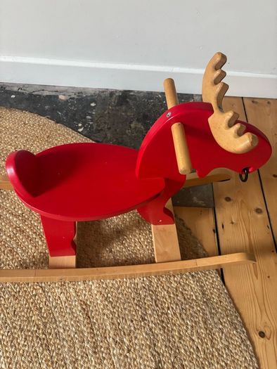 Rocking chair wooden toy