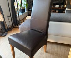 Leather Dining Chairs 2 Available