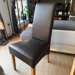 Leather Dining Chairs 2 Available