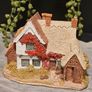 VINTAGE Collectible Lilliput Lane "Pargetters Retreat" Cottage 1988 Image 3