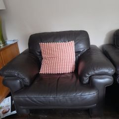 Real Leather Armchair - Only 50