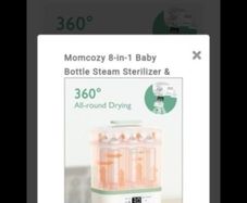 sterilizer & dryer momcozy