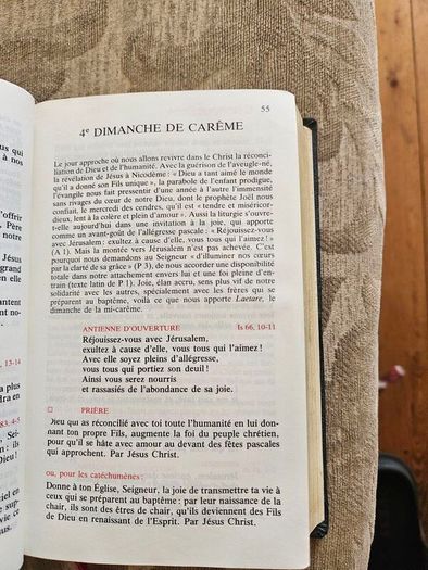 Missel Du Dimanche. French Sunday Missal.  In Good Condition.  See Photos For Same.
