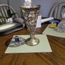 Vase metal silver colour Image 6