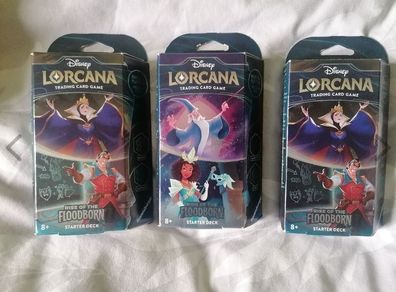 Disney Lorcana Rise of the Floodborn Starter Decks