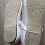 Ivory Satin Girls shoes Image 8